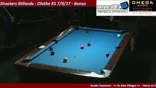 Shooters - Olathe KS - 7/9/17 - Austin Summers V Alex Olinger - 9 Ball