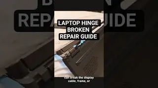 Laptop Hinge Broken Repair or Replacement Guide | Fix Loose or Cracked Hinges