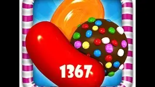 Candy Crush - Level 1367 - 3 Stars - No Booster