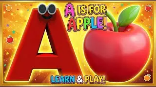 ABC Phonic Song with APPLE as Your First Lesson-ABC Songs, ABCD, Nursery Rhymes, Baby Song