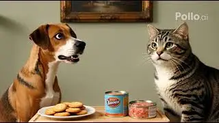 Text to video 丨 Title   The Great Biscuit Debate   Dog   Biscuits are clearly th