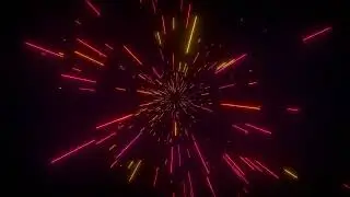 Neon Light Speed Tunnel 4K 10 Hours | Hyperspace Warp | Relaxing Abstract Screensaver