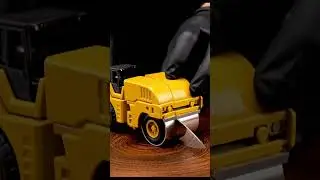 Slicing a miniature compactor #viral #shortvideo #shorts