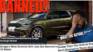 Durango Hellcat & 392's are F***ING BANNED in 17 STATES | Hellcat Charger's will be NEXT!
