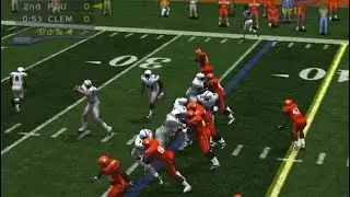 NCAA CPU Game: Penn State vs. Clemson | NCAA 2K2 (Dreamcast)
