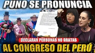 PUEBLOS ORIGINARIOS DECLARAN PERSONAS NO GRATAS AL CONGRESO DEL PER&Uacute;