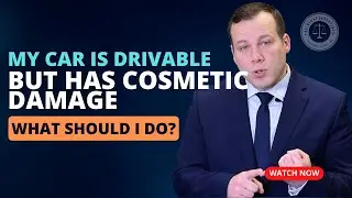 My vehicle is drivable but has cosmetic damage, what should I do?