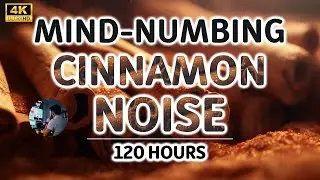 Mind-numbing Cinnamon Noise (120 Hours) BLACK SCREEN - Study, Sleep, Tinnitus Relief and Focus