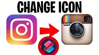How To Change Instagram App Icon To OLD Instagram (NO SHORTCUTS) NEW