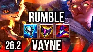 RUMBLE vs VAYNE (TOP) | BR Challenger | 26.2