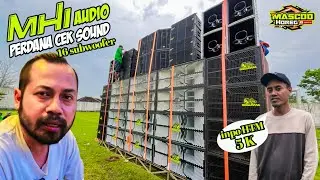 LOADING BREWOG GANK‼️MHI AUDIO PERDANA CEK SOUND 16 SUBWOOFER 💥 #horegg #brewogaudio #soundsystem 