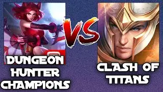 Dungeon Hunter Champions Vs Clash of Titans | Champions | Titans | Gameplay FHD