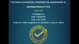 Business Ethics TCS 14643 #tcs #tcs_pattern_questions