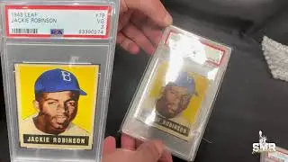 PSA Unboxing | 1948 Leaf Jackie Robinson, 1961 Fleer Wilt Chamberlin Grades...