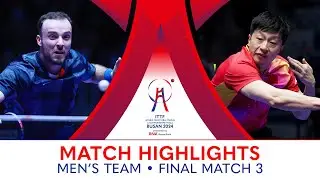 Ma Long (CHN) vs Simon Gauzy (FRA) | MT Final - Match 3 | #ITTFWorlds2024