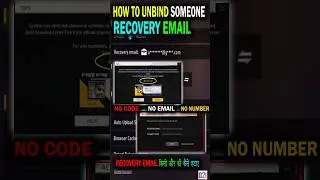 How To Unban FF Account Without Recovery Email  | How To Change Recovery Email Free Fire🤯