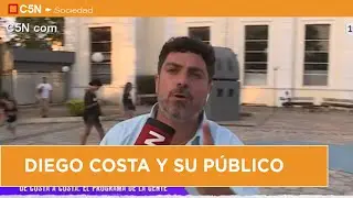 La OVACI&Oacute;N de la gente de MAR DEL PLATA a DIEGO COSTA