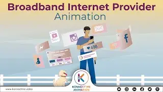 Best Internet Service Provider | Broadband Internet Provider Video | Explainer Video by Konnect Me