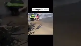 Funny jet ski crash #shorts #funny #jetski