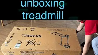 Unboxing and assembling Evolve B1-PRO treadmill bought from Amazon Uk