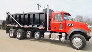 2013 MACK GU713 QUAD AXLE DUMP TRUCK FOR SALE - T-2732