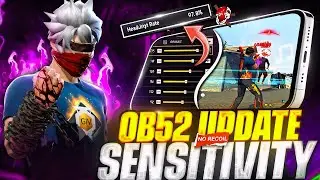 FF OB52 UPDATE | HACKER SENSITIVITY 2026 ⚙️📲 | 100% WORKING AUTO HEADSHOT SENSIVITY 2026
