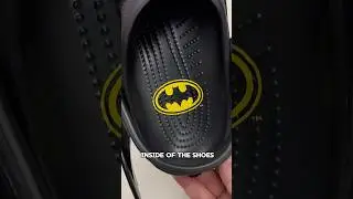 Wearing Batman&rsquo;s Batmobile Crocs🦇