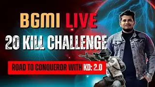 20 Kills Challenge Ho Payega? #live #bgmi #pubg