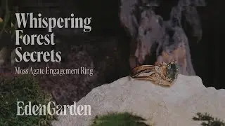 Moss Agate Engagement Ring &ndash; Nature&rsquo;s Artwork in Fine Gold