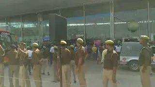 Indian cricket team and West Indies cricket team at Lucknow airport for 2nd T-20