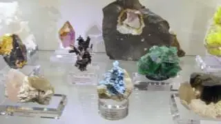 Our Main Mineral Display Case as of June 28, 2016