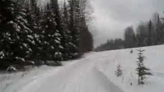 Snowmobile Trail Conditions Wakefield, MI to Presque Isle, WI along County O
