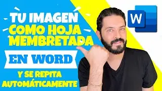 Hoja Membretada en Word con tu Imagen Diseñada | Como Marca de Agua