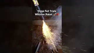 Mega Fed Triple Whistler Raket 🧨🚀 #fyrv&aelig;rkeri #2026 #fireworks