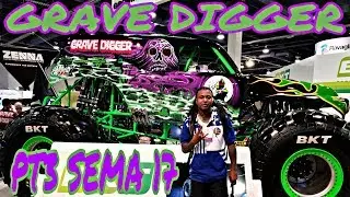 PT3 SEMA 17 GRAVE DIGGER,DODGE DEMONS,BAGGED BMW I8