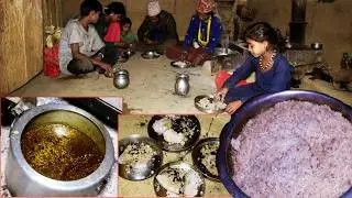 a village family FOOD in rural Nepal || dharme brother's family food time || rural Nepal ||