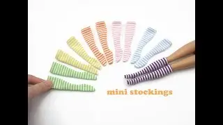 DIY Miniature Doll Mini Long Stockings