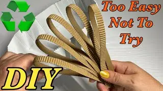 DIY Luxury Cosmetics Organizer | Cardboard & Gold Aesthetic Storage on a Budget!
