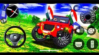 Modified Mahindra Thar😈Games:Indian Red  Thar (Gadi Wala Games) Car Game Android Game - #2026