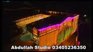 wedding light decoration /how to start Event lighting Decorations#kashmiri house