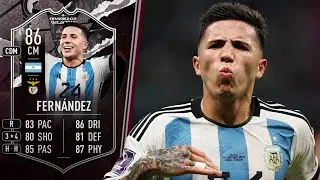 WOW! Serious BALLER!! 💪 86 Showdown Enzo Fernandez Player Review! FIFA 23 Ultimate Team