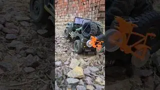 WPL B16 RC Car 6X6 Off-roading THAR  FCX10 FMS         @Aakash946#viral#short #toys #india