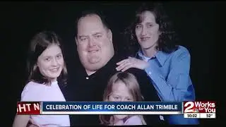 Thousands attend celebration of life for legendary Jenks Football Coach Allan Trimble