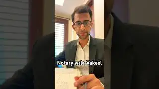 Notary Advocate in India #lawyer #shorts