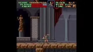 Super Castlevania IV - Stage 6: Main Hall, Chandelier Room, and Secret Room