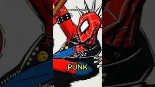 how to draw Spider-Punk from Spider-man Across the Spiderverse in less than 30 seconds