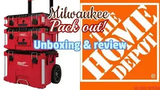 Milwaukee PACKOUT 3 piece tool box low profile handle UNBOXING and REVIEW!