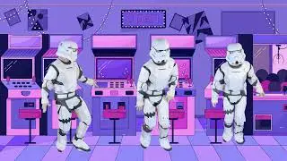 STAR WARS BAND 🎸 w/ Captain America 80's DANCE PARTY Marvel MCU Music