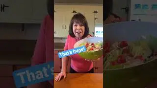 A Ridiculously Big Salad!