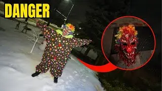 IF YOU SEE THIS CLOWN MASK ON YOUR FRONT PORCH... DO NOT TOUCH IT! (IT'S CURSED!!)